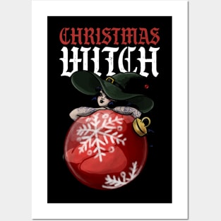 Christmas Witch Posters and Art